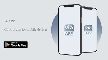 viaAPP - control app for smartphone and tablet