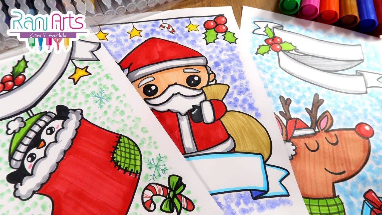 Compartir 18+ imagen dibujos de navidad portadas