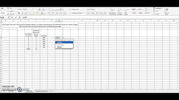 Microsoft Excel Project- PROB Function