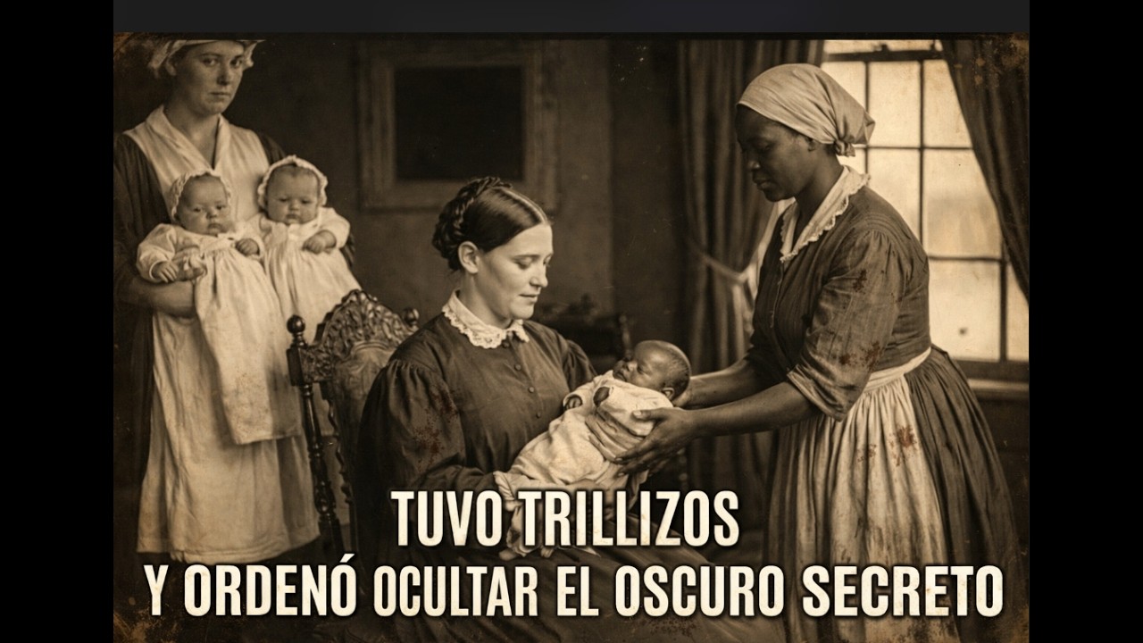 1802 Virginia Esposa de plantación tuvo trillizos y le ordenó a su esclavo que escondiera al más osc