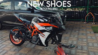 Got Myself A New Tyre Ktm Rc 390