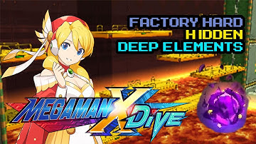 [Global] Mega Man X DiVE - All Hidden Deep Elements: Factory (Hard)