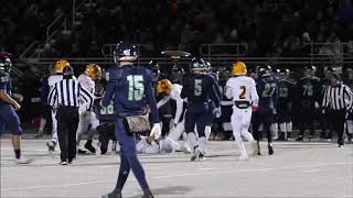 Lapeer 2020 RB/TE/OLB Kyle Sahr (Northern Michigan commit) highlights vs. Davison
