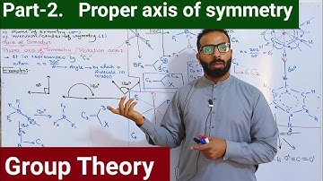 Part-2   Axis of symmetry or Rotation operation | Symmetry operation in group Theory | Group theory