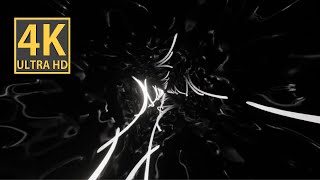 Abstract Background Video 4K Screensaver Tv 10 H Vj Loop Neon Metallic Black White Visuals Hypnotic