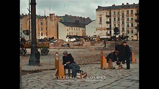 WARSZAWA W CZASACH II WOJNY ŚWIATOWEJ W KOLORZE | WARSAW DURING WORLD WAR II IN COLOR