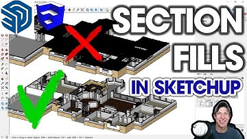 How to Use SECTION FILLS in SketchUp!
