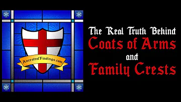 What does it mean when your family has a coat of arms?