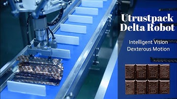 Utrustpack Delta Robot  Intelligent Vision Dexterous Motion#deltarobot #roboticarm #pickandplace