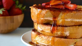 Strawberry Cheesecake Stuffed French Toast