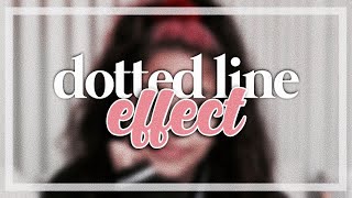 dotted line effect on videostar