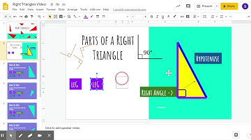 Right Triangles Video - Google Slides