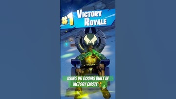 Using Doctor Dooms Built in Victory Royale Emote #fortnite