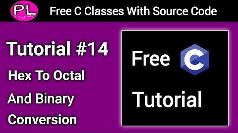 Hex to binary conversion | Hex to octal conversion | Hexadecimal to binary and octal conversion