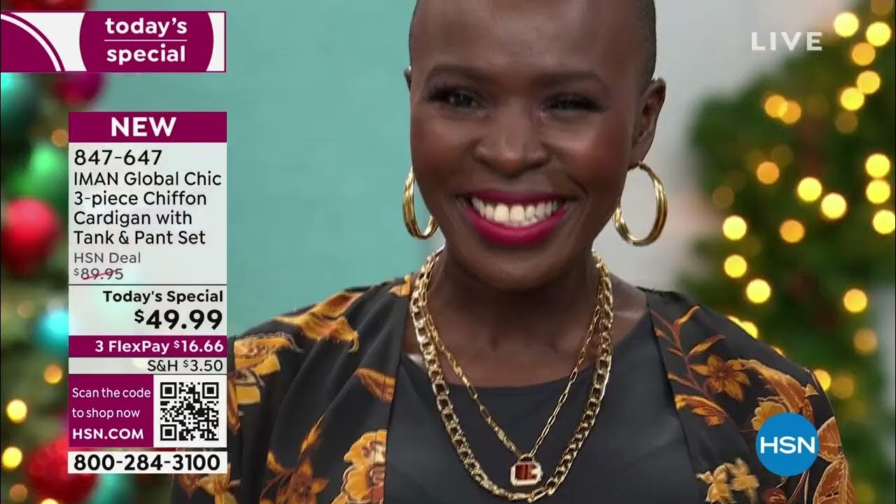 HSN IMAN Global Chic Fashions 11.16.2023 12 AM YouTube