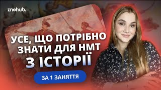 Усе, що потрібно знати для для НМТ з історії за 1 заняття