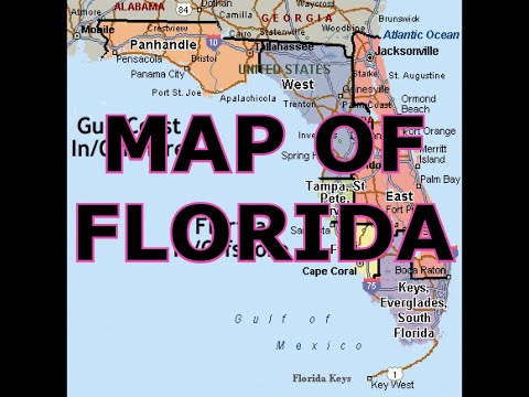 Vídeo: Mapes de Florida: Orlando, Tampa, Miami, Keys i més