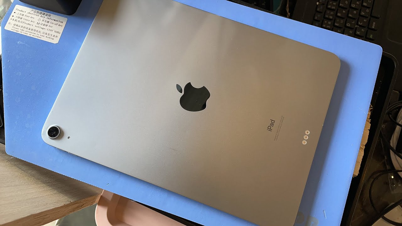 iPad Air 4 A2316 電源スリープボタン陥没凹み修理【左から】 - YouTube