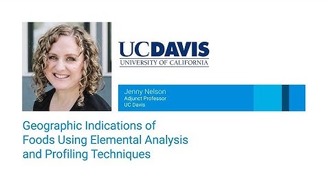 Geographic Indications of Foods Using Elemental Analysis and Profiling Techniques
