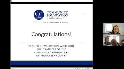 2023 (July) CFMC PR Evaluation Workshop for Grantees