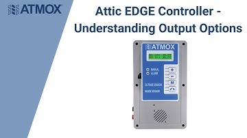 ATMOX EDGE Controller - Understanding Output Options