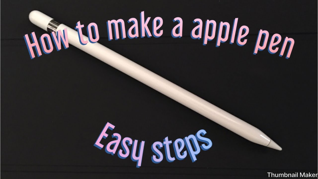 How to make an apple pen! - YouTube