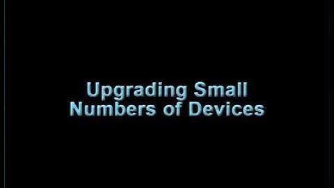 Cisco Prime Infrastructure 3.1 - Upgrading Small Numbers of Devices