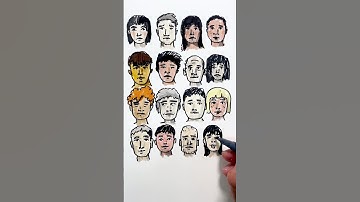 How to Draw Faces #drawingtutorial  #arttutorial #drawing #sketching #portraitdrawing