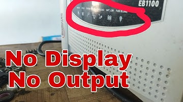 Microtek EB1100 No Output No Light On Display || Microtek Inverter No Display No Output Problem