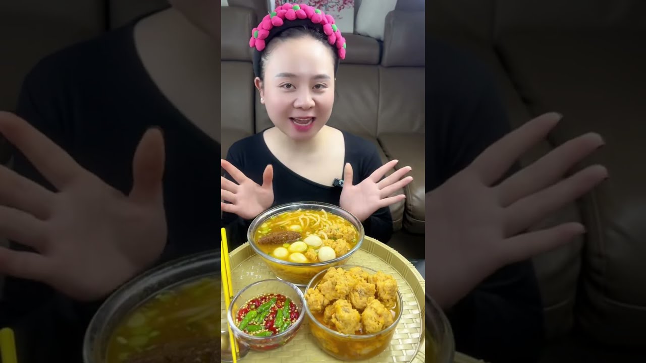 Mời mọi người Mukbang Bún Giò Heo, Bún Bò Huế, Bánh Canh Hải Sản, Miến Gà, Bún Hải Sản với em nghen