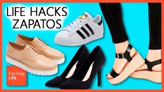 10 LIFE HACKS PARA ZAPATOS DE MUJER 👠 TRUCOS