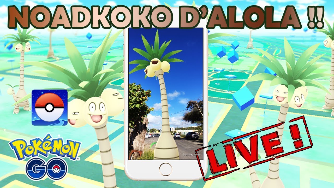 Saison d'Alola sur Pokémon Go : Pokédex Gen VII, Noadkoko d'Alola et plus 