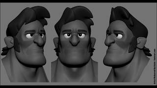 3D Stylized Character Turntable