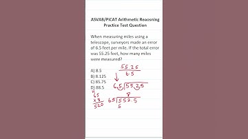ASVAB/PiCAT Arithmetic Reasoning Practice Test Q: Long Division with Decimals