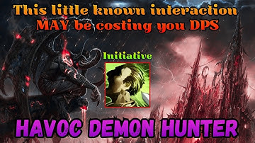 Laat deze interactie met het initiatief je Havoc DH DPS niet in de weg zitten | Correct gebruik v...
