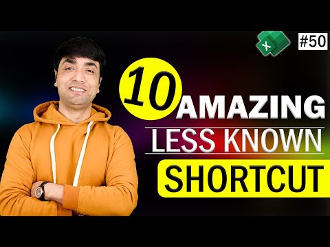 10 Excel Less Known Shortcuts You Aren't Using
