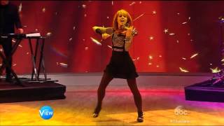 Lindsey Stirling Performs on "The View" chords