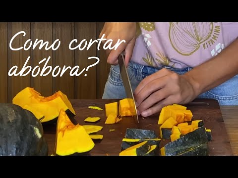 Vídeo: Como Limpar Uma Abóbora