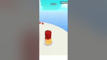 pancake Run 3D Level 100 🤗😀😘 Android, iOS | #shorts  #pancackeRun #gameplay #mobilegame