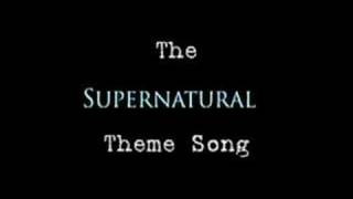 The Supernatural Theme Song (with download link!)