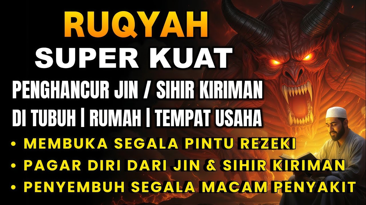 RUQYAH RUMAH PENGUSIR JIN, SETAN DAN SIHIR DI RUMAH,TUBUH,PENENANG HATI DAN FIKIRAN | By Alaa Aqeel