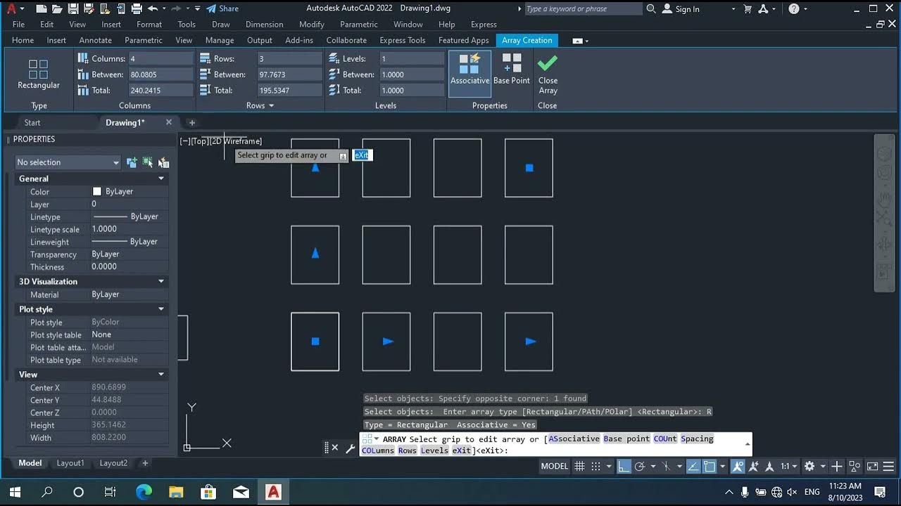 Session10 AUTOCAD2022 POLLINE JOIN EXPLODE ARRAY #AUTOCAD #CAD #اوتوكاد ...