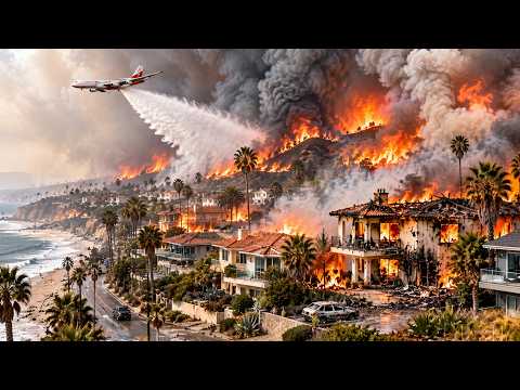 Massive "Norte" Fire in the US! Flames destroy homes in California, 16,000 people evacuated!