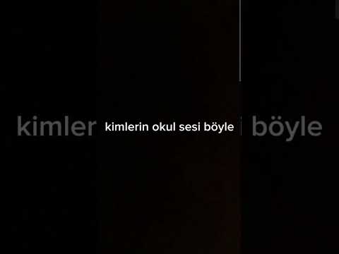 kimlerin okul zili