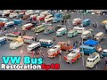 VW Bus Restoration Episode 40 - OCTO Bus Show and Kona fans! | MicBergsma