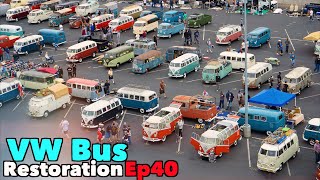 VW Bus Restoration  Episode 40  OCTO Bus Show and Kona fans! | MicBergsma