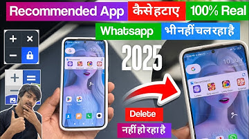 😥 Mobile screen se recommended kaise hataye | recommended app kaise delete kare | recommended app | 