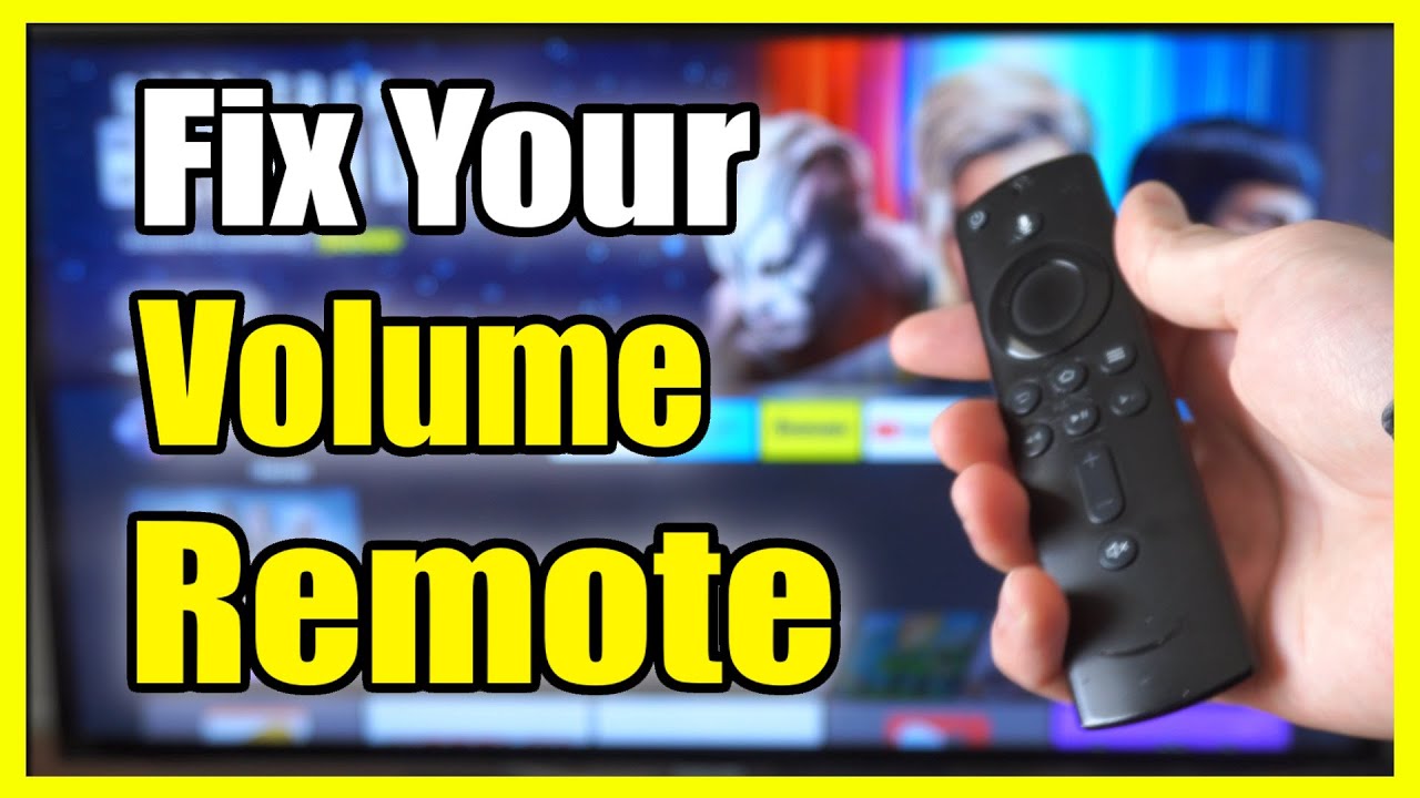 How to Fix Volume Button on Remote for Firestick Not Working (Easy Method)