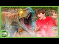 GIANT T-Rex Dinosaur &amp; Floor Is Lava! Pretend Play Escape! | T-Rex Ranch Dinosaur Videos for Kids