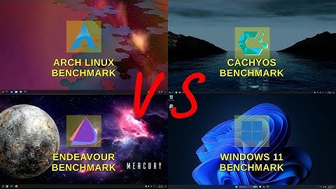 Windows 11 vs Cachyos vs Endeavour vs Arch Linux | Gaming FPS Benchmark Test